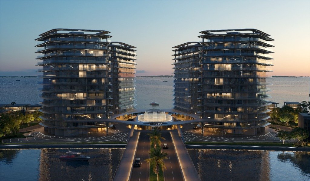 Brabus Island Abu Dhabi private beach residences aerial view
